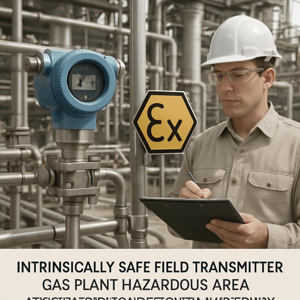 Intrinsically Safe Field Transmitter: Gas Plant Hazardous Area At Tiglich.
